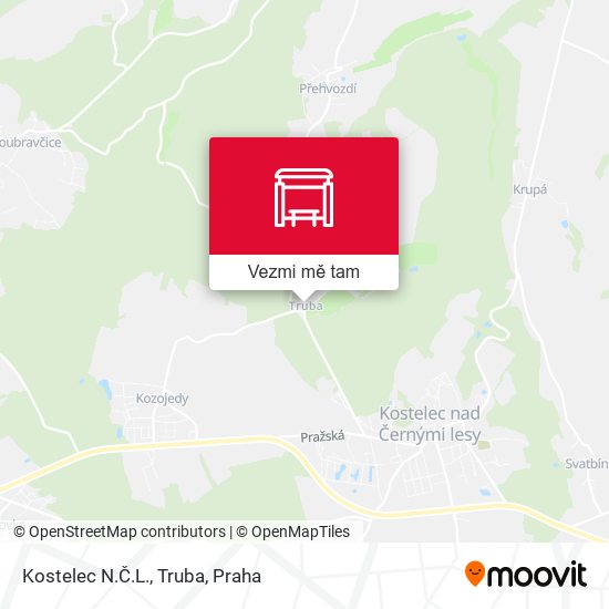 Kostelec N.Č.L., Truba mapa