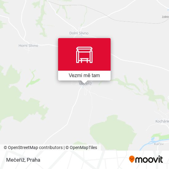 Mečeříž mapa