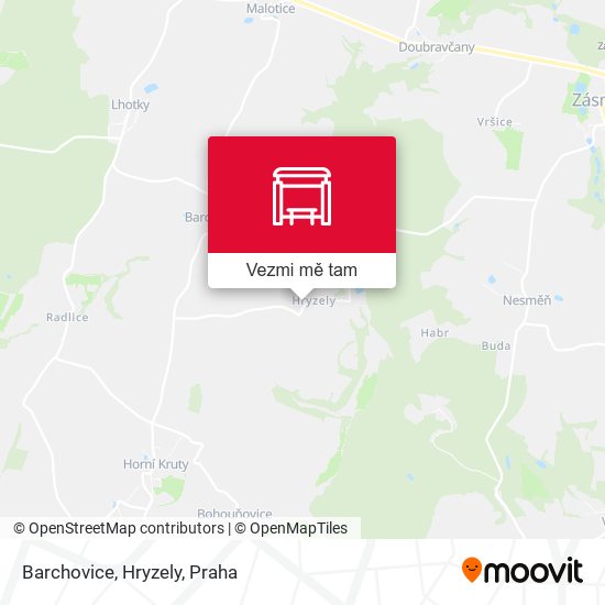 Barchovice, Hryzely mapa