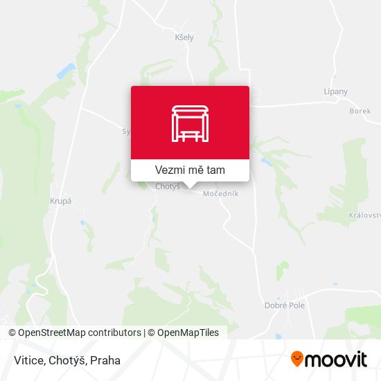 Vitice, Chotýš mapa