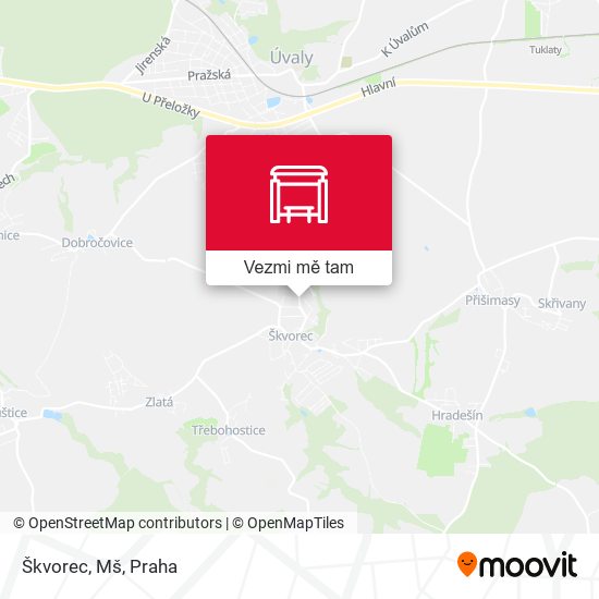 Škvorec, Mš mapa