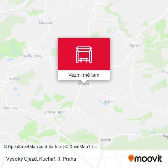 Vysoký Újezd, Kuchař, II mapa