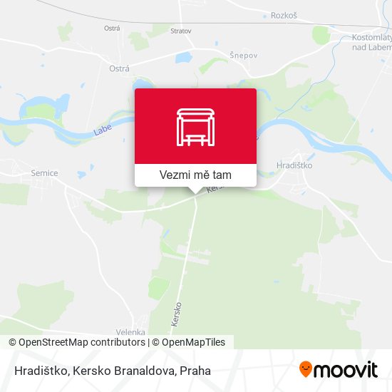 Hradištko, Kersko Branaldova mapa
