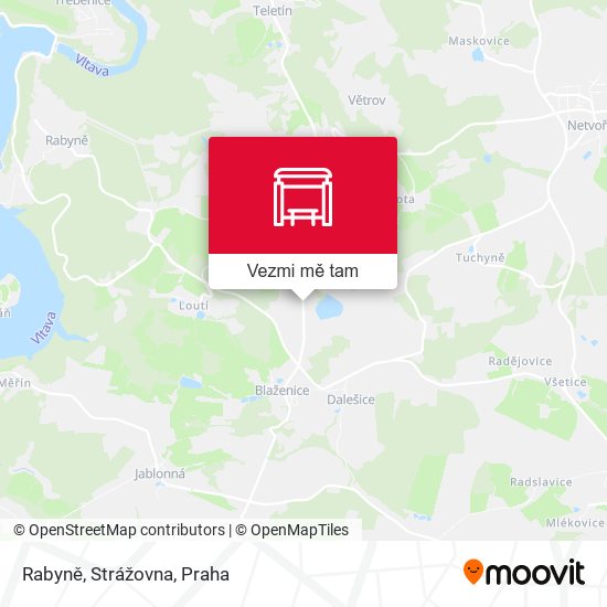 Rabyně, Strážovna mapa