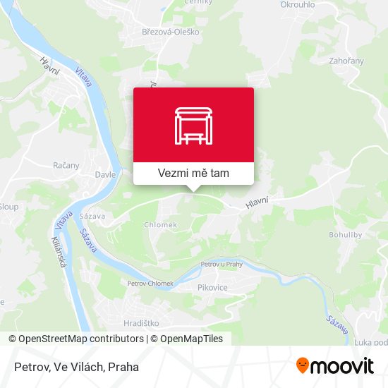Petrov, Ve Vilách mapa