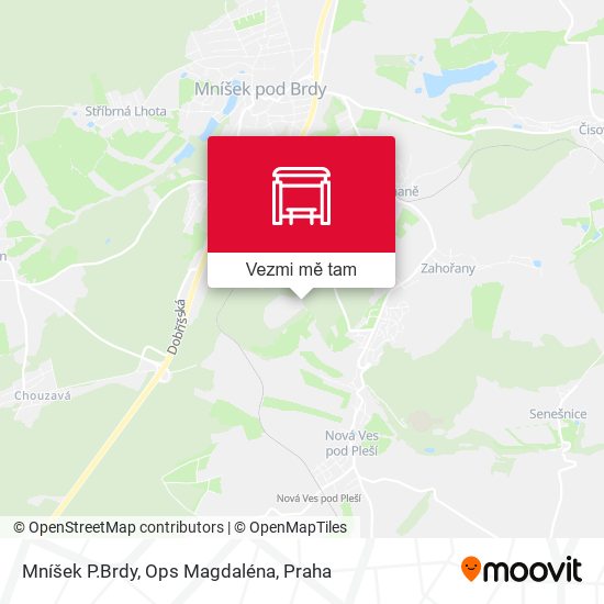 Mníšek P.Brdy, Ops Magdaléna (A) mapa