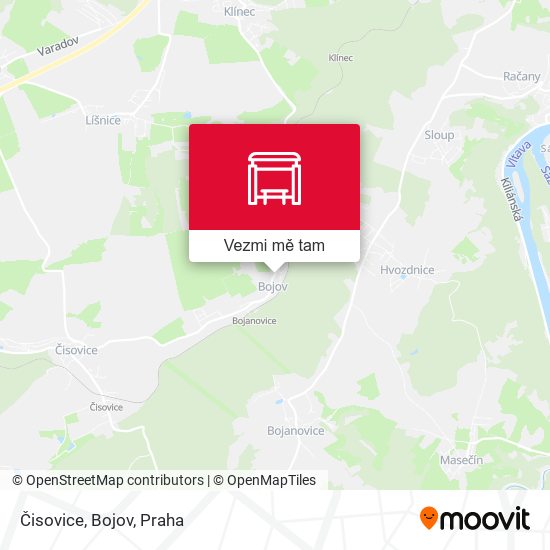 Čisovice, Bojov mapa