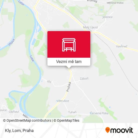 Kly, Lom mapa