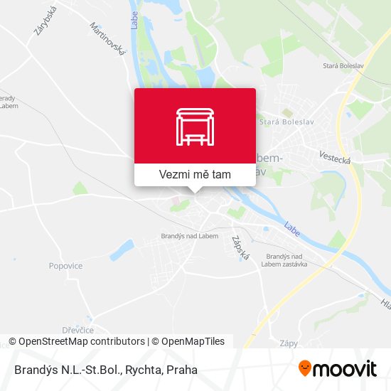 Brandýs N.L.-St.Bol., Rychta mapa