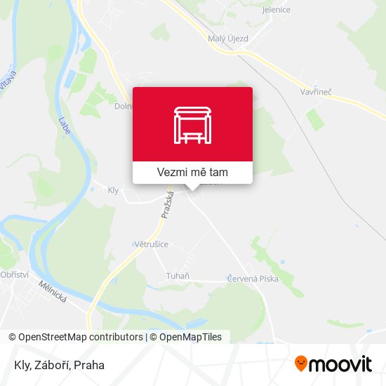Kly, Záboří mapa