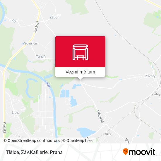 Tišice, Záv.Kafilerie (A) mapa