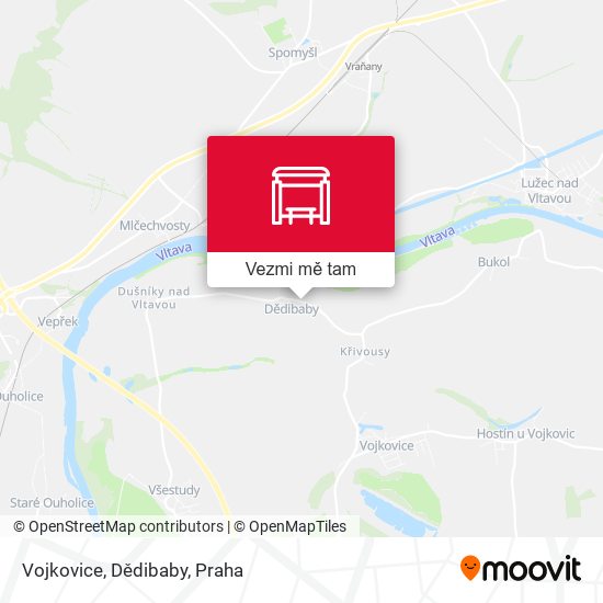 Vojkovice, Dědibaby mapa