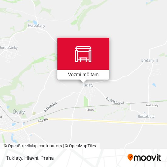 Tuklaty, Hlavní mapa