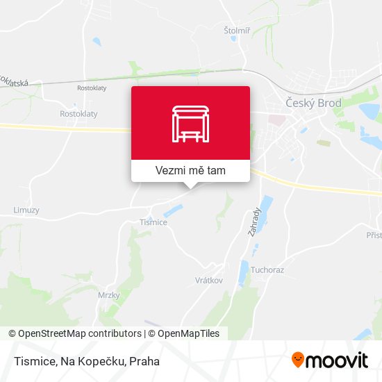 Tismice, Na Kopečku mapa