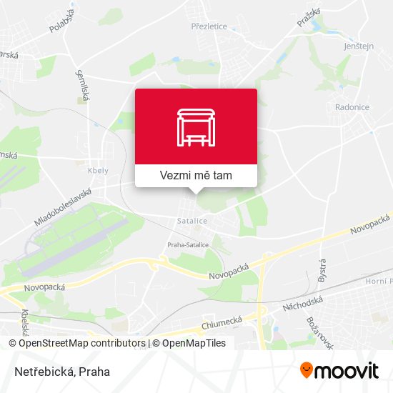 Netřebická mapa