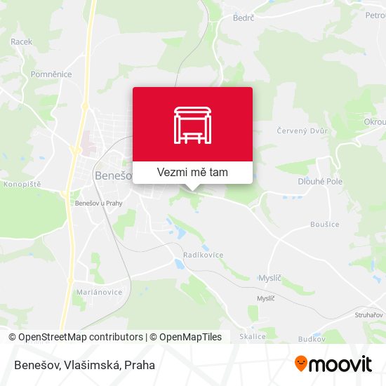 Benešov, Vlašimská mapa