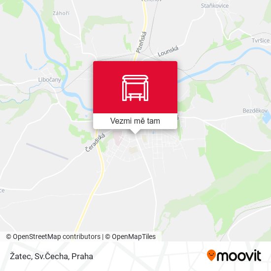 Žatec, Sv.Čecha mapa