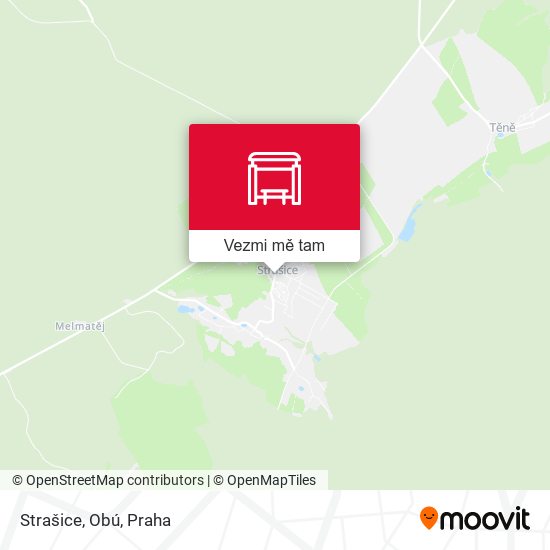 Strašice, Obú mapa