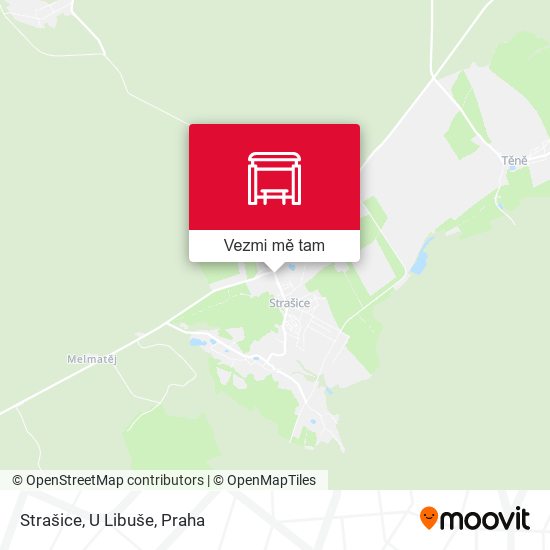 Strašice, U Libuše mapa