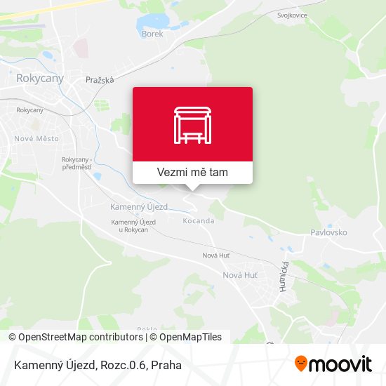 Kamenný Újezd, Rozc.0.6 mapa