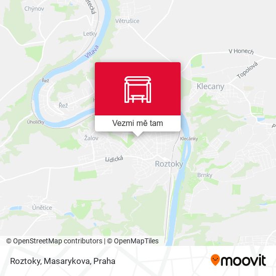 Roztoky, Masarykova mapa