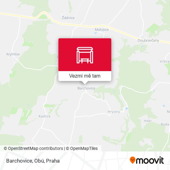 Barchovice, Obú mapa