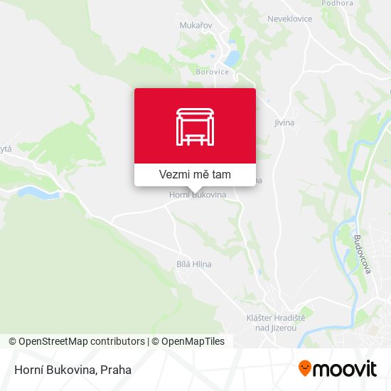 Horní Bukovina mapa