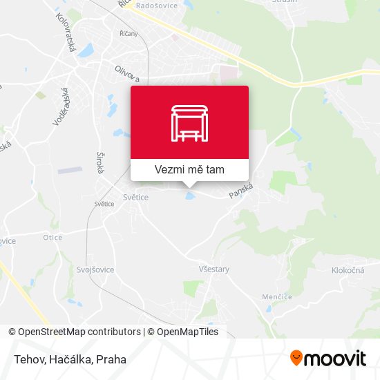 Tehov, Hačálka mapa