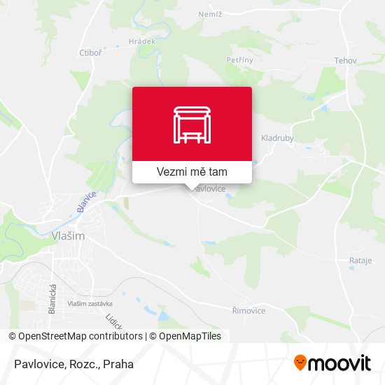 Pavlovice, Rozc. mapa