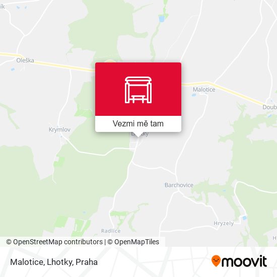 Malotice, Lhotky mapa
