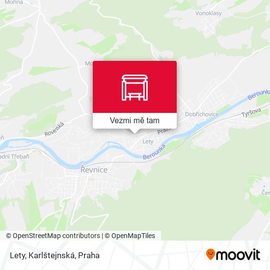 Lety, Karlštejnská mapa