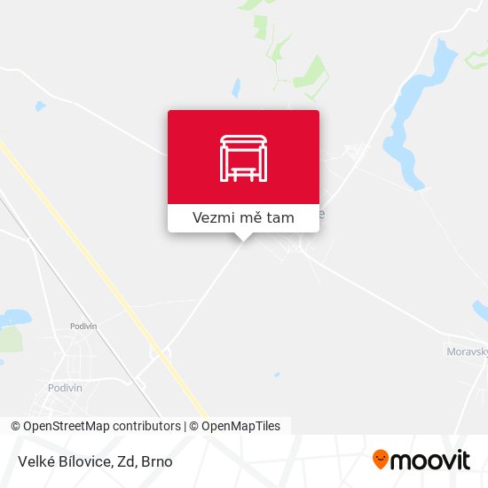 Velké Bílovice, Zd mapa