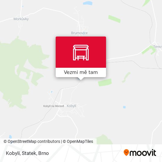 Kobylí, Statek mapa