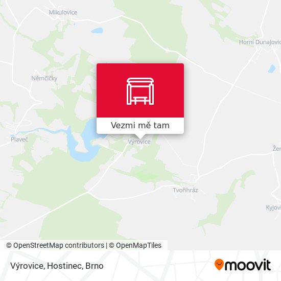 Výrovice, Hostinec mapa