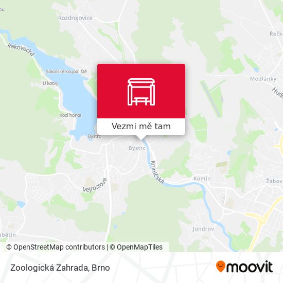 Zoologická Zahrada mapa