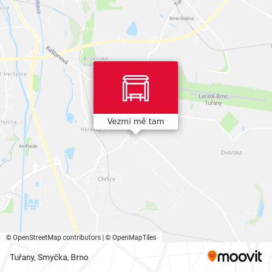 Tuřany, Smyčka mapa