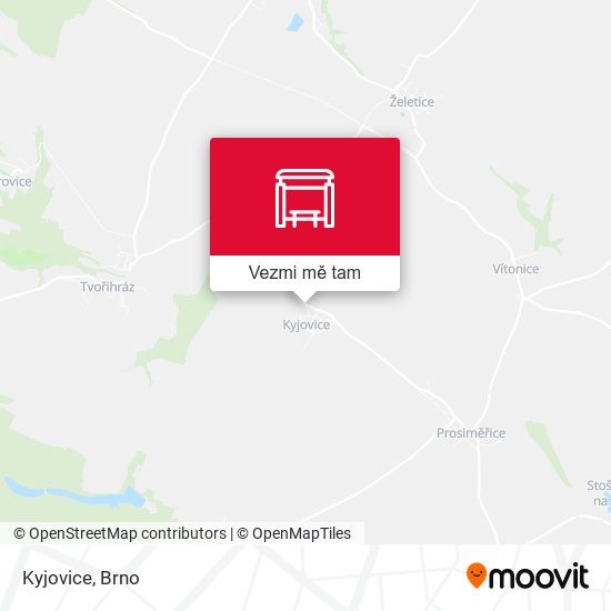 Kyjovice mapa