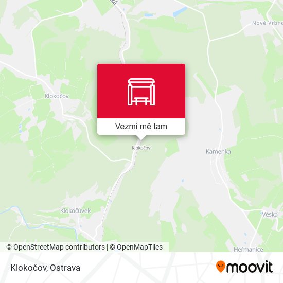 Klokočov mapa