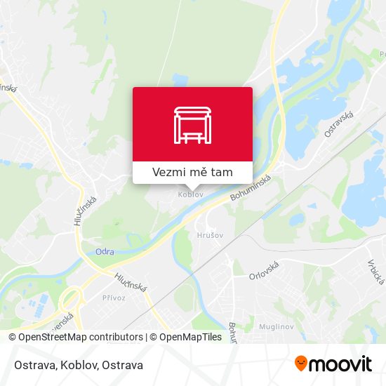 Ostrava, Koblov mapa