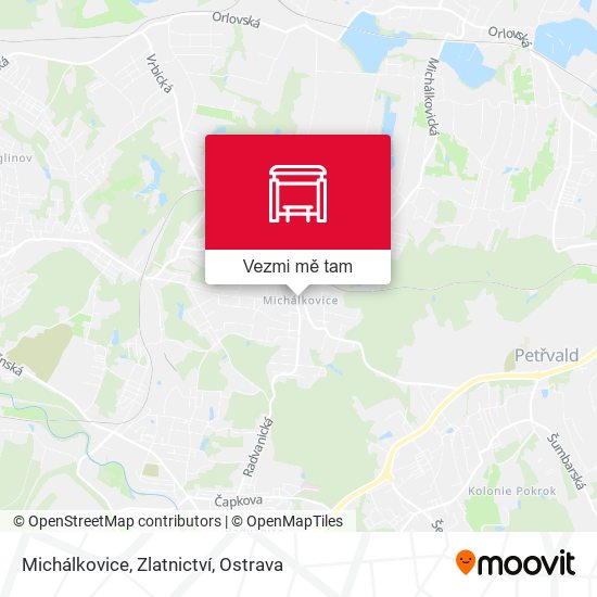 Michálkovice, Zlatnictví mapa