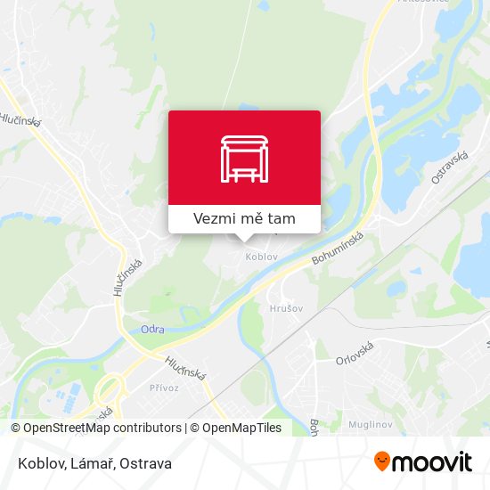 Koblov, Lámař mapa