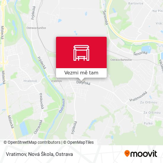 Vratimov, Nová Škola mapa