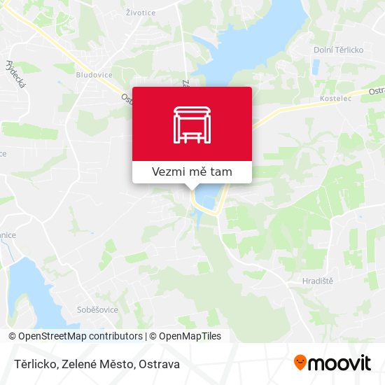 Těrlicko, Zelené Město mapa