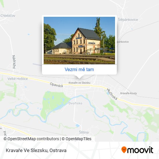 Kravaře Ve Slezsku mapa