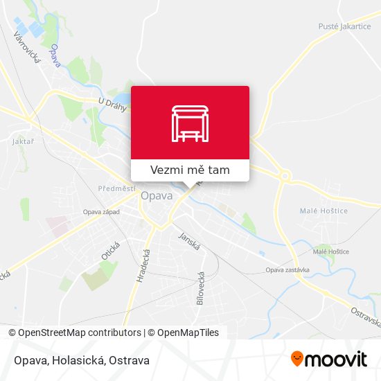 Opava, Holasická mapa