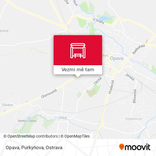 Opava, Purkyňova mapa