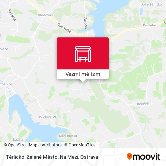 Těrlicko, Zelené Město, Na Mezi mapa