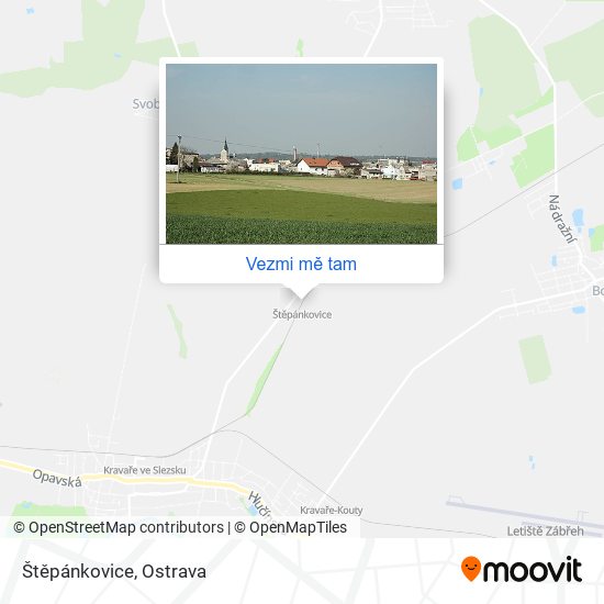 Štěpánkovice mapa