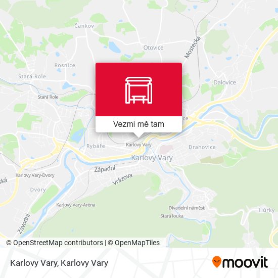 Karlovy Vary mapa