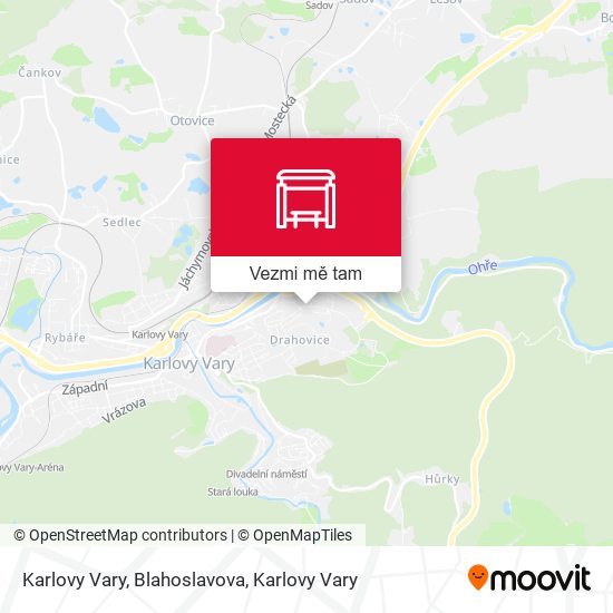 Karlovy Vary, Blahoslavova mapa